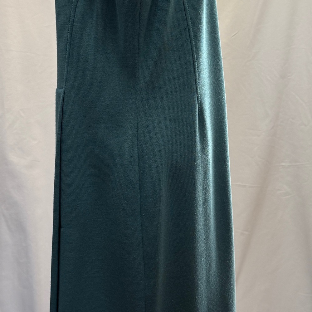 St. John Teal Midi Dress